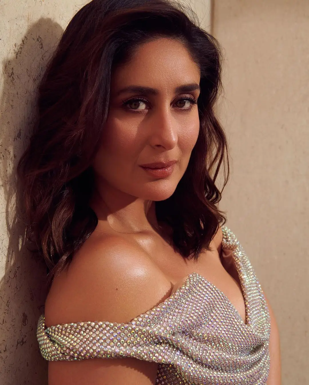 Indian Actress Kareena Kapoor Photoshoot in Long White Gown